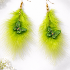 Käsitöö kõrvarõngad liblikaga – unikaalsed ja looduslähedased ehted