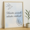 Inspireeriv seinapilt “Unista suurelt, alusta väikselt” (digitaalne, A4)