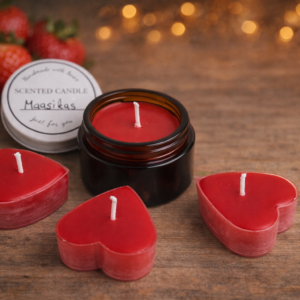 Küünalde komplekt Maasikas