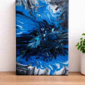 „Sügavik” – akrüülmaal lõuendil (20x30 cm)