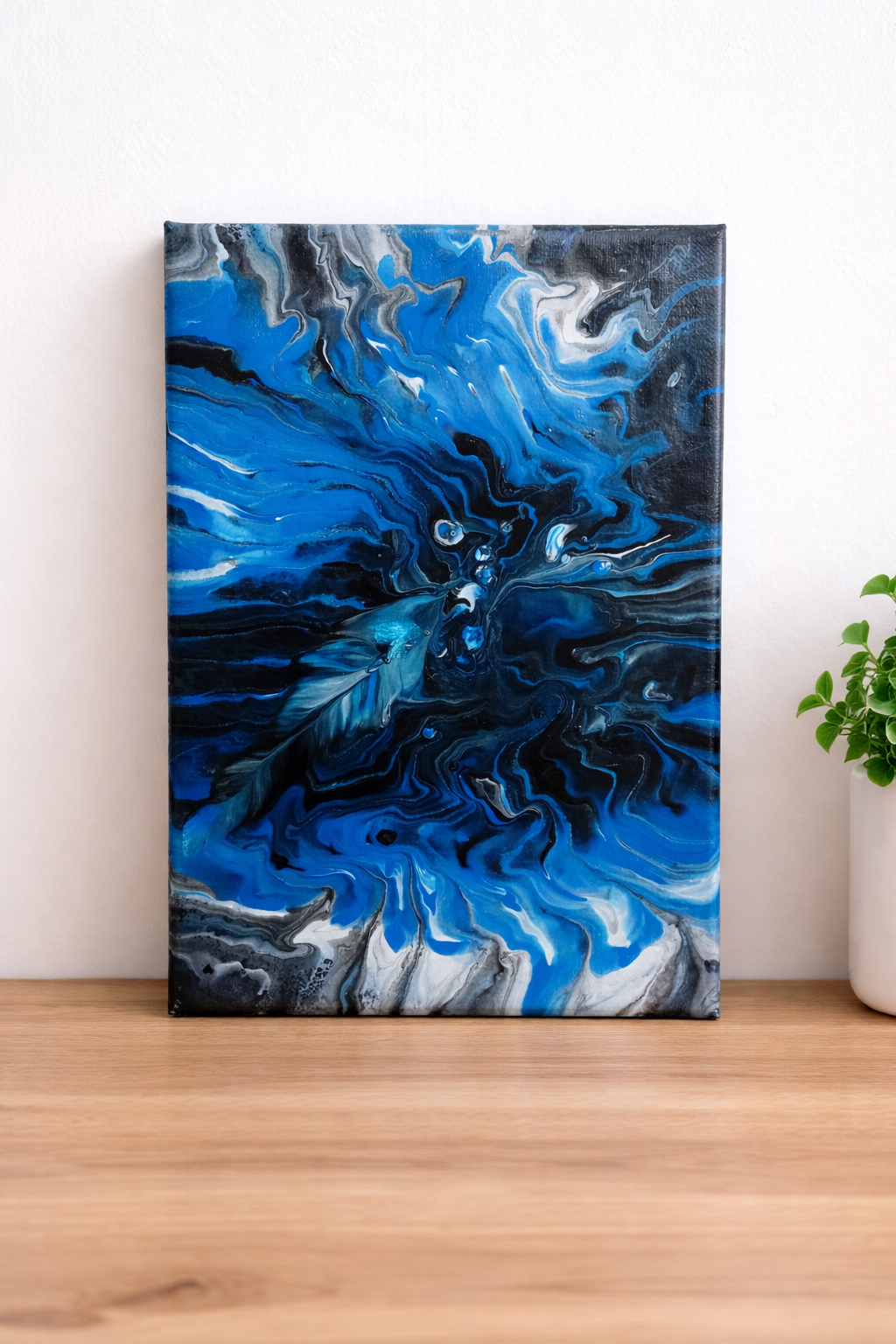 „Sügavik” – akrüülmaal lõuendil (20x30 cm)